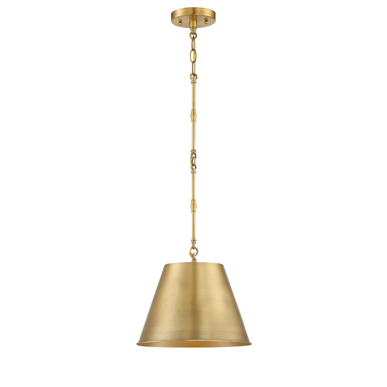 Savoy House - 7-232-1-322 - One Light Pendant - Alden - Warm Brass