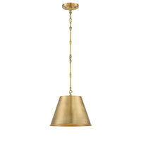 Savoy House - 7-232-1-322 - One Light Pendant - Alden - Warm Brass