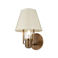 Troy Lighting - B1613-PBR/SSD - One Light Wall Sconce - Kindle - Patina Brass