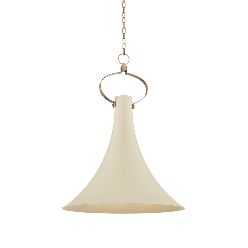 Troy Lighting - F1525-PBR/SSD - One Light Pendant - Radcliff - Patina Brass