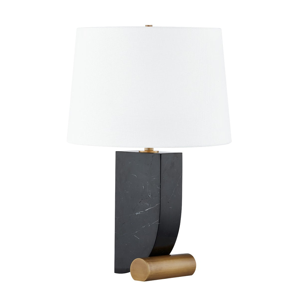 Troy Lighting - PTL1124-PBR - One Light Table Lamp - Yellowstone - Pbt