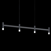 Sonneman - 1784.25 - LED Linear Pendant - Systema Staccato - Satin Black