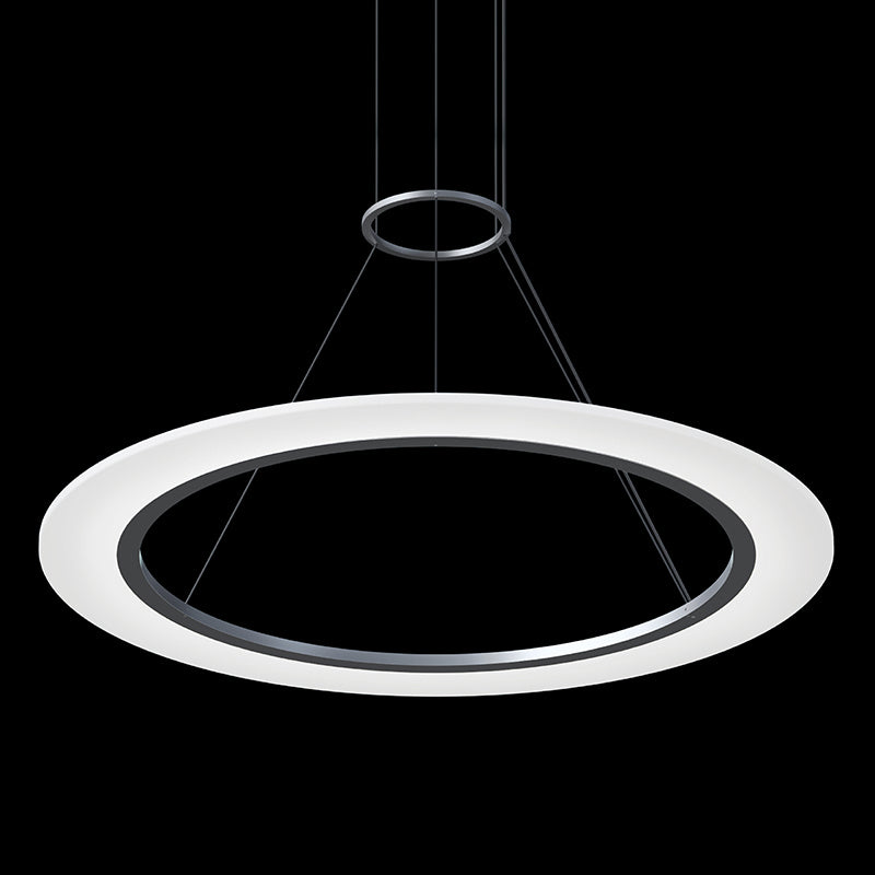Sonneman - 2072.16 - LED Pendant - Arctic Rings - Bright Satin Aluminum