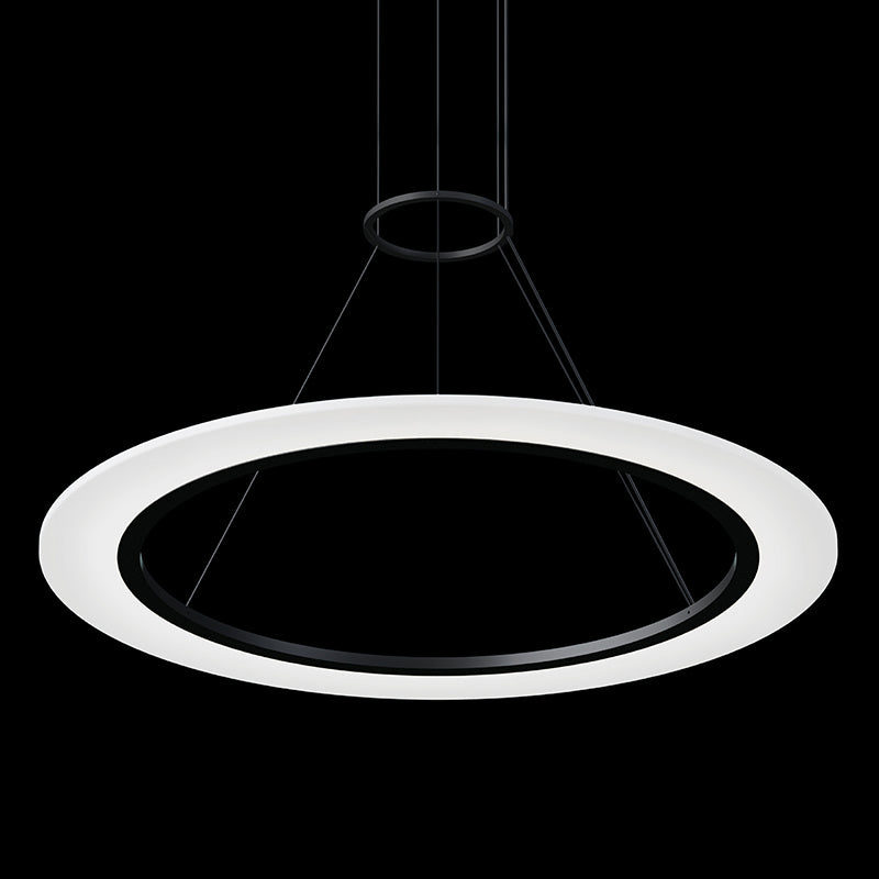 Sonneman - 2072.25 - LED Pendant - Arctic Rings - Satin Black