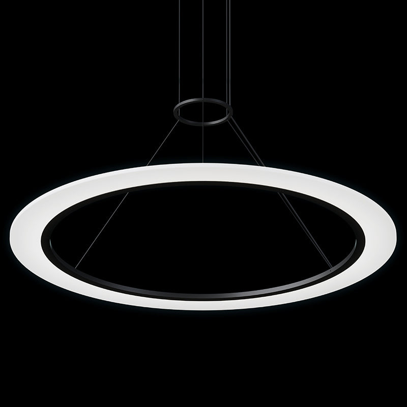 Sonneman - 2073.25 - LED Pendant - Arctic Rings - Satin Black