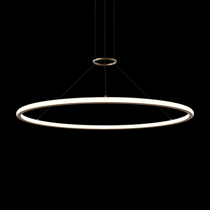 Sonneman - 2234.14 - LED Pendant - Luna - Brass Finish