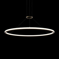 Sonneman - 2234.14 - LED Pendant - Luna - Brass Finish