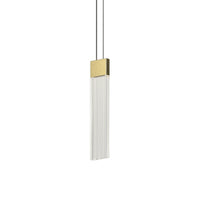 Sonneman - 3091.14 - LED Pendant - V Panels - Brass