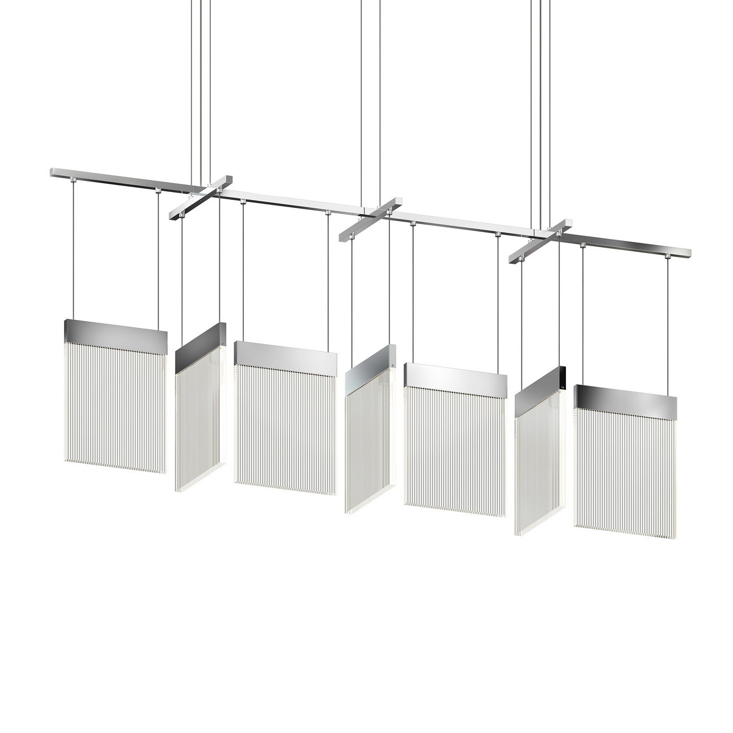 Sonneman - 3096.01 - LED Pendant - V Panels - Polished Chrome