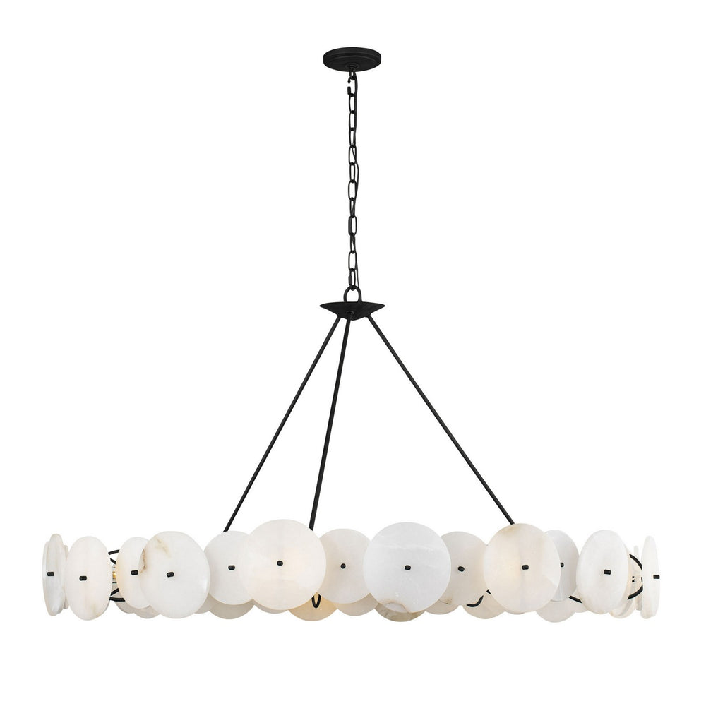 Varaluz - 370C09MB - Nine Light Chandelier - Cosmos - Matte Black