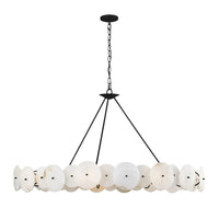 Varaluz - 370C09MB - Nine Light Chandelier - Cosmos - Matte Black