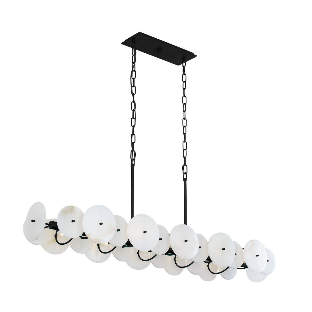 Varaluz - 370N10MB - Ten Light Linear Pendant - Cosmos - Matte Black