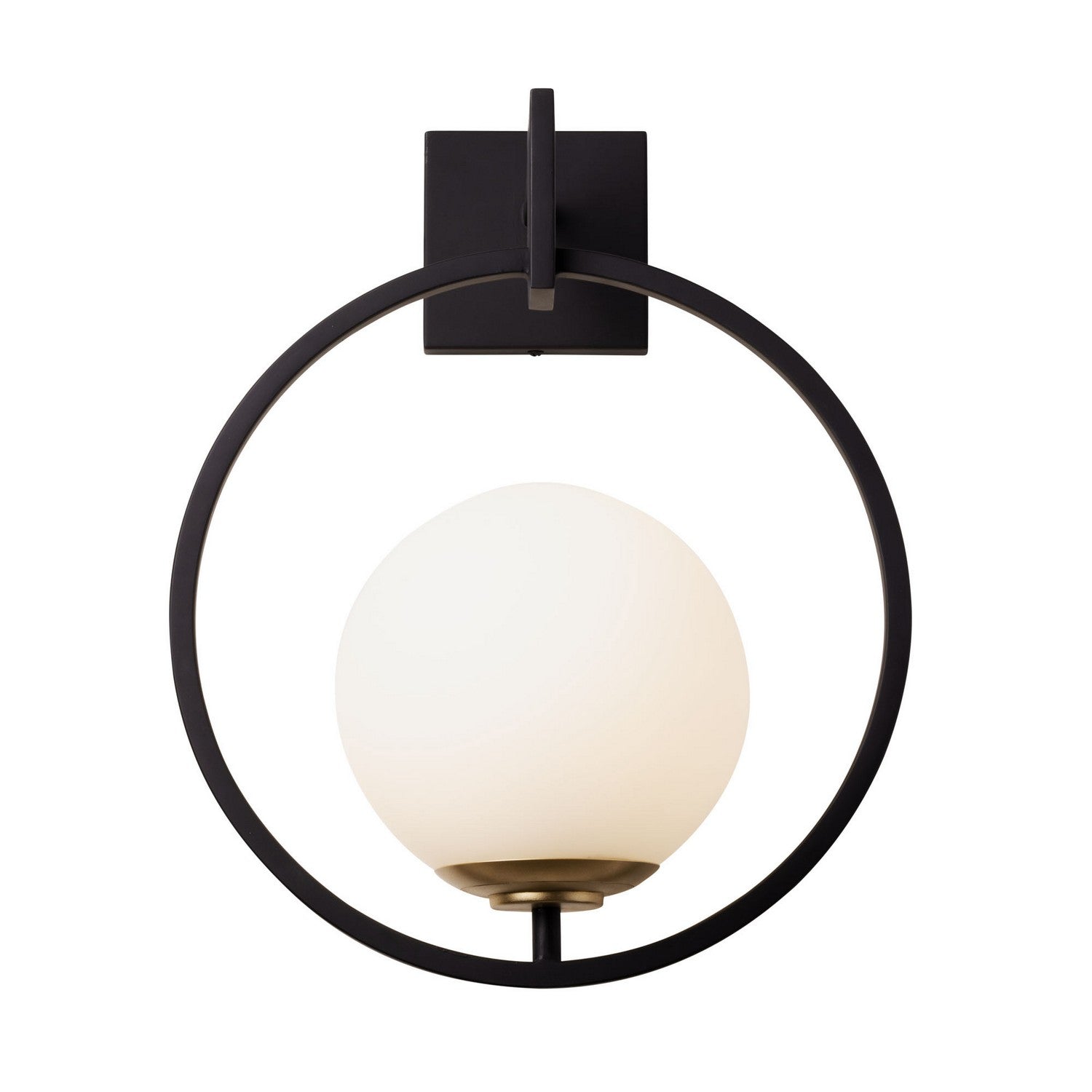 Varaluz - 388W01MMBFG - One Light Wall Sconce - Stopwatch - Matte Black/French Gold