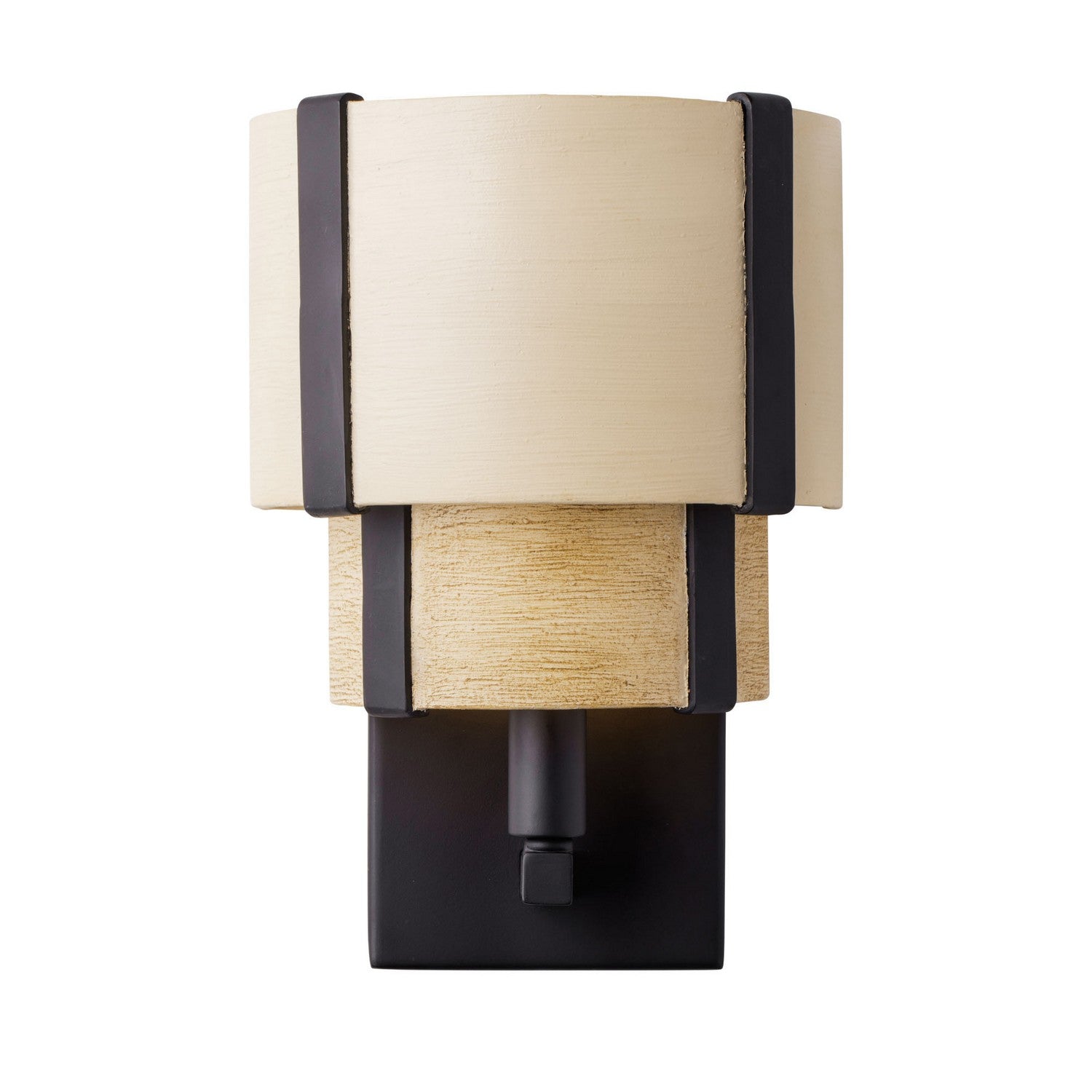 Varaluz - 389W01MBHN - One Light Wall Sconce - Blonde Moment - Matte Black/Honey/Medium Oak