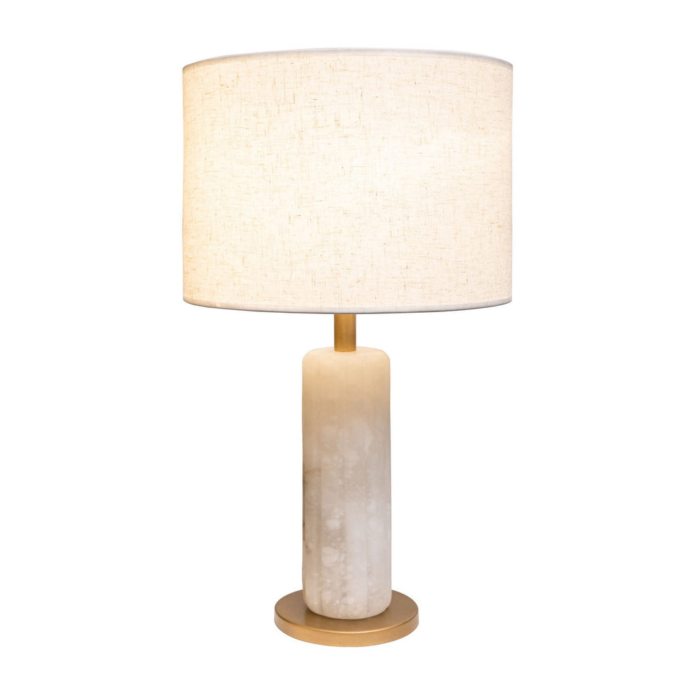 Varaluz - 394T01FGAL - One Light Table Lamp - Sentu - French Gold/Alabaster