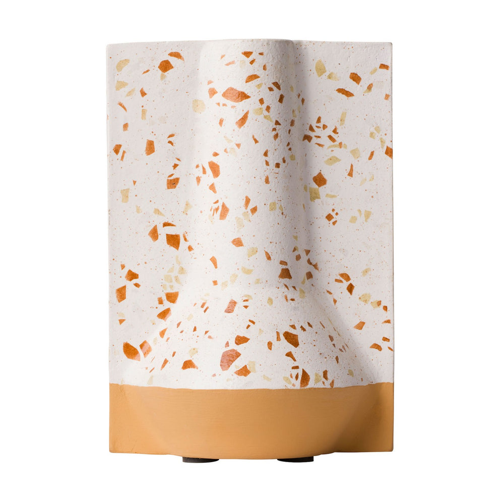 Varaluz - 445VA09C - Vase - Urbino - White Terrazzo/Terracotta