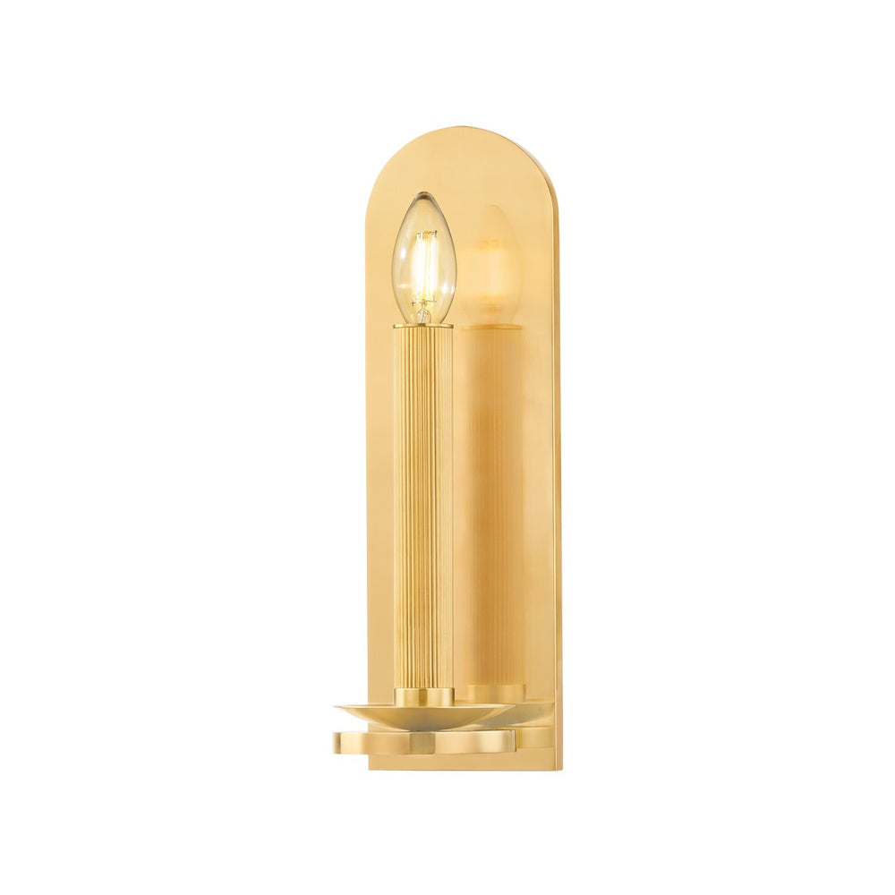 Hudson Valley - 2514-AGB - One Light Wall Sconce - Lindenhurst - Aged Brass