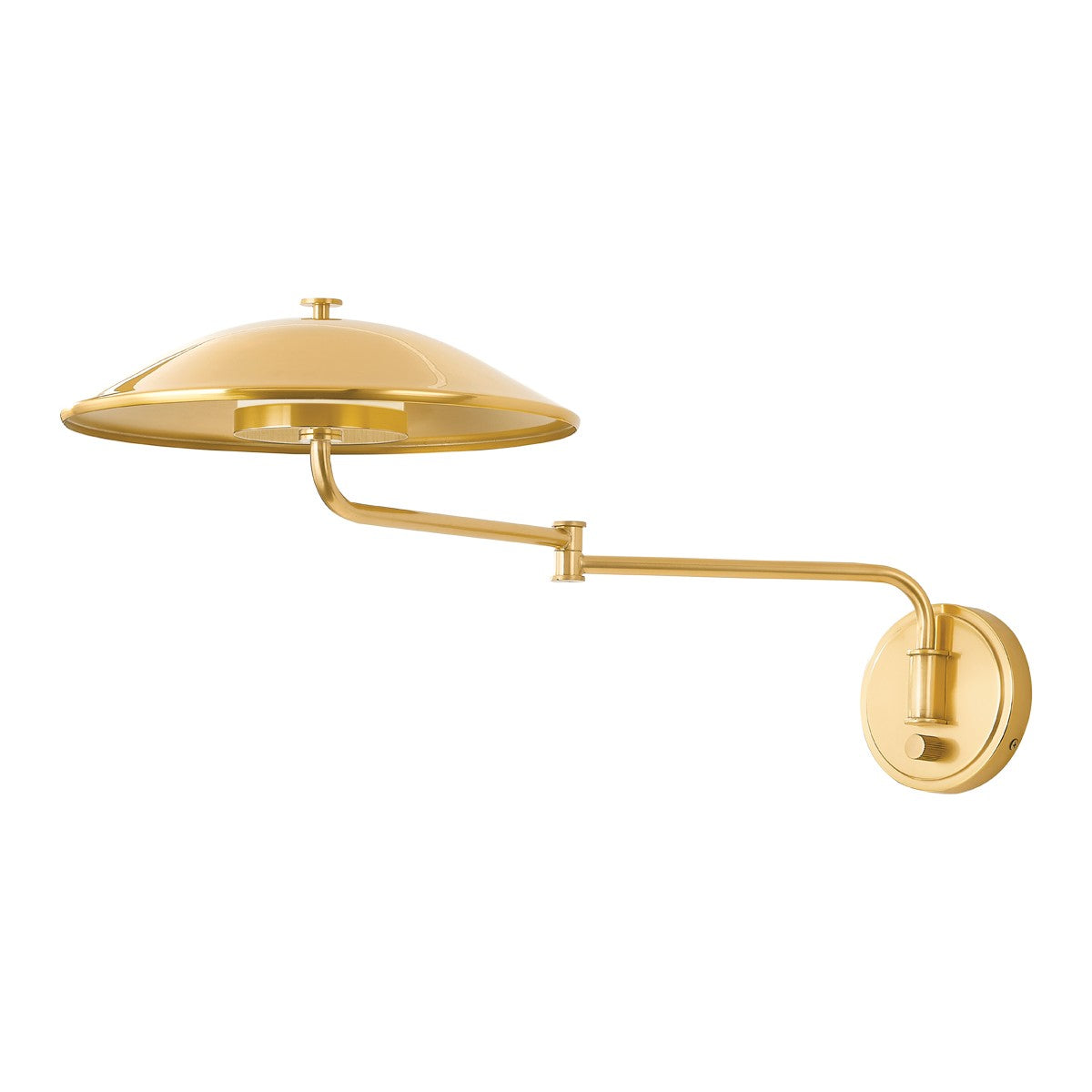 Hudson Valley - 6910-AGB - LED Wall Sconce - Brockville - Aged Brass