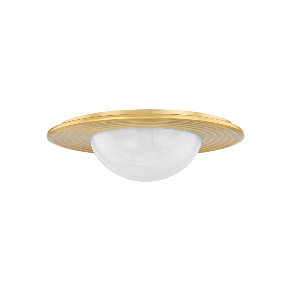 Hudson Valley - 7116-AGB - LED Flush Mount - Geraldton - Aged Brass