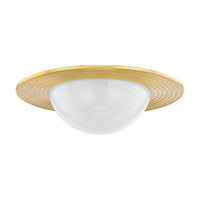 Hudson Valley - 7123-AGB - LED Flush Mount - Geraldton - Aged Brass