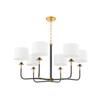 Hudson Valley - 9136-AOB - One Light Chandelier - Paramus - Aged Old Bronze