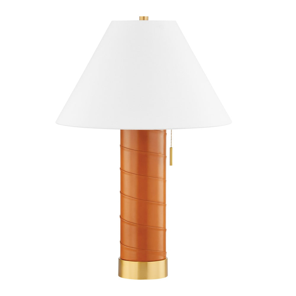 Hudson Valley - L3429-AGB - One Light Table Lamp - Norwalk - Aged Brass