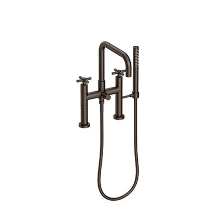 Exposed Tub & Hand Shower Set - Deck Mount in Multiple Finishes