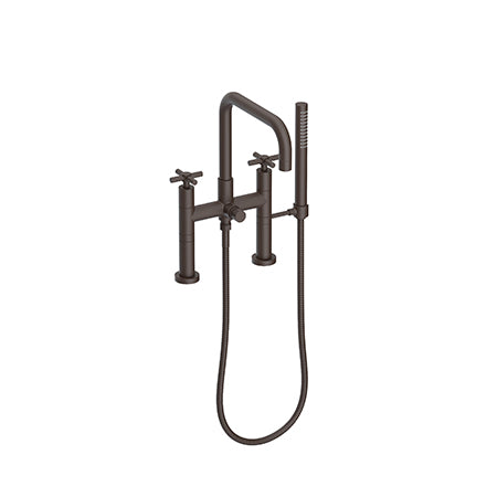 Exposed Tub & Hand Shower Set - Deck Mount in Multiple Finishes