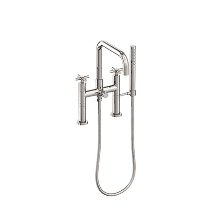 Exposed Tub & Hand Shower Set - Deck Mount in Multiple Finishes