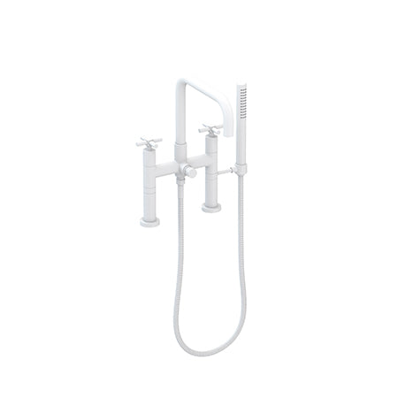 Exposed Tub & Hand Shower Set - Deck Mount in Multiple Finishes