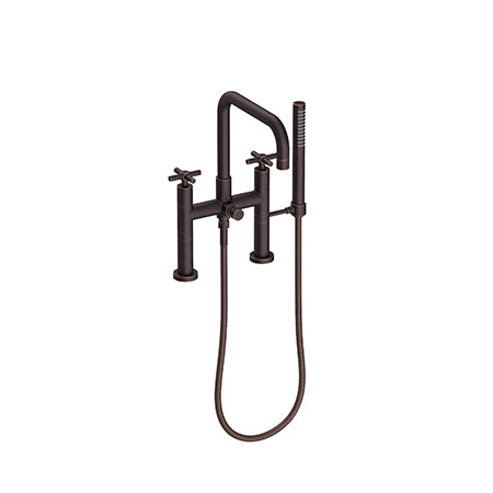 Exposed Tub & Hand Shower Set - Deck Mount in Multiple Finishes