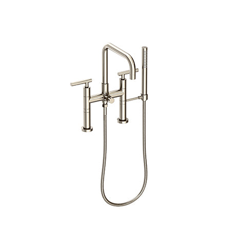 Exposed Tub & Hand Shower Set - Deck Mount in Multiple Finishes