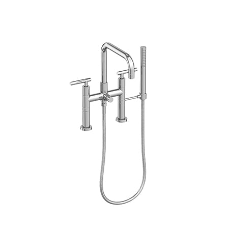 Exposed Tub & Hand Shower Set - Deck Mount in Multiple Finishes