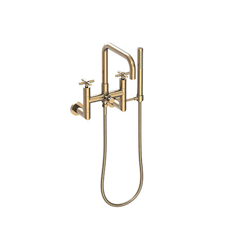 Exposed Tub & Hand Shower Set - Wall Mount in Multiple Finishes