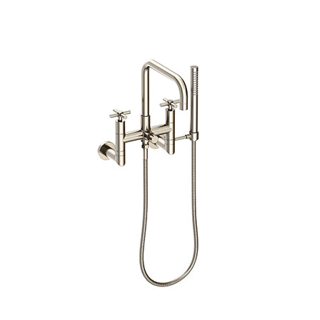 Exposed Tub & Hand Shower Set - Wall Mount in Multiple Finishes