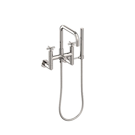 Exposed Tub & Hand Shower Set - Wall Mount in Multiple Finishes