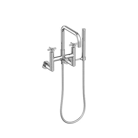 Exposed Tub & Hand Shower Set - Wall Mount in Multiple Finishes