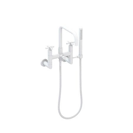 Exposed Tub & Hand Shower Set - Wall Mount in Multiple Finishes