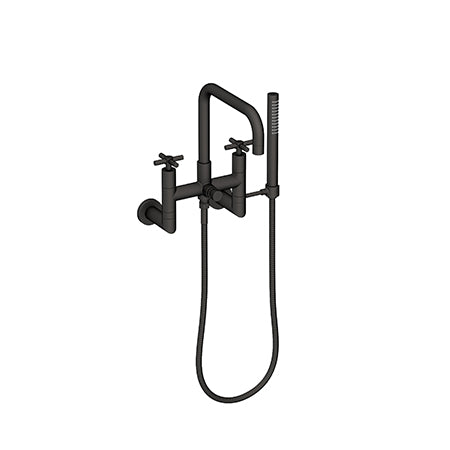 Exposed Tub & Hand Shower Set - Wall Mount in Multiple Finishes