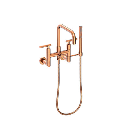 Exposed Tub & Hand Shower Set - Wall Mount in Multiple Finishes