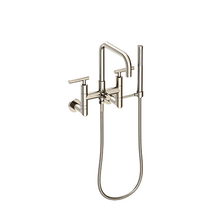 Exposed Tub & Hand Shower Set - Wall Mount in Multiple Finishes