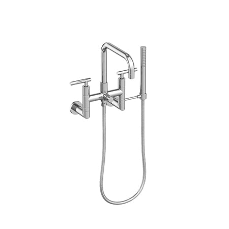 Exposed Tub & Hand Shower Set - Wall Mount in Multiple Finishes