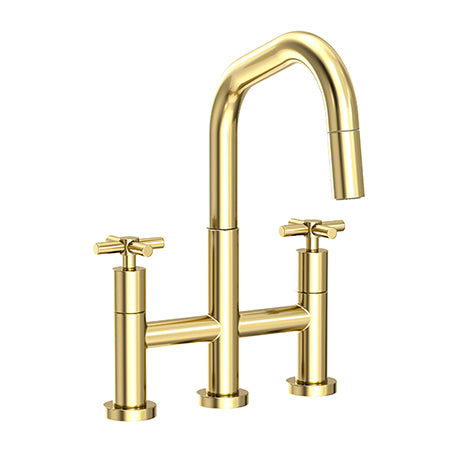 Kitchen Bridge Pull-Down Faucet in Multiple Finishes