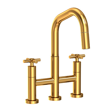 Kitchen Bridge Pull-Down Faucet in Multiple Finishes