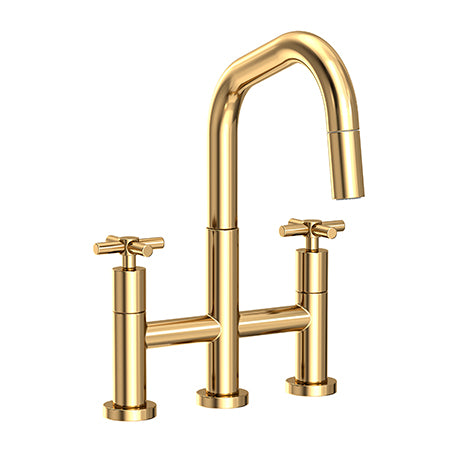 Kitchen Bridge Pull-Down Faucet in Multiple Finishes