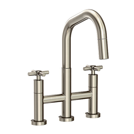 Kitchen Bridge Pull-Down Faucet in Multiple Finishes