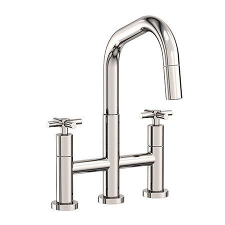 Kitchen Bridge Pull-Down Faucet in Multiple Finishes