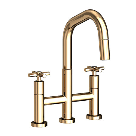 Kitchen Bridge Pull-Down Faucet in Multiple Finishes