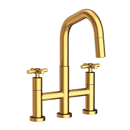 Kitchen Bridge Pull-Down Faucet in Multiple Finishes