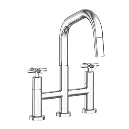 Kitchen Bridge Pull-Down Faucet in Multiple Finishes